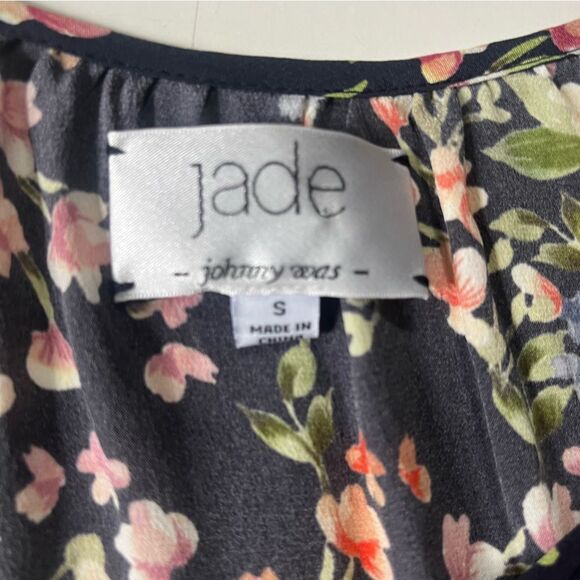 Johnny Was Silk Floral Blouse Small - Picture 3 of 7